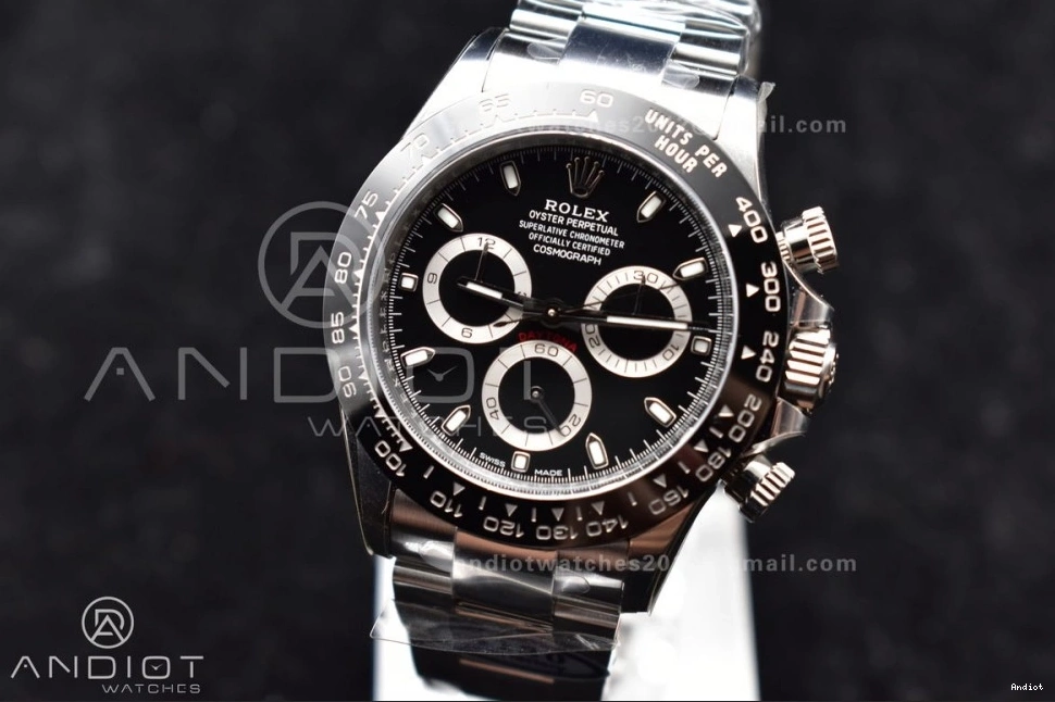Case And TechFriendly Daytona Clean SS Bracelet 904L 728 116500 Black V3 Dial 0812
